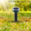 Myyräkarkottava aurinkovoimalla toimiva gopher-karkottava ultraäänipiikit nurmikkopuutarhaan, ulkopihalle murusen karkottaja - Pyöreä - 4 kpl.