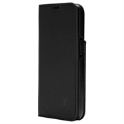 iPhone 15 Pro Max JT Berlin BookCase Tegel Läppänahkakotelo - Musta