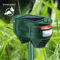 Ulkona ABS Solar Ultraääni Animal Repeller Infrapuna-anturi Garden Yard Farm Animal Repellent laite
