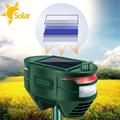 Ulkona ABS Solar Ultraääni Animal Repeller Infrapuna-anturi Garden Yard Farm Animal Repellent laite