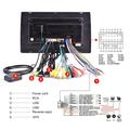 10-tuumainen Bluetooth-autostereonäyttö GPS-navigaatiolla ja Android 13 - 2GB RAM/32GB ROM-muisti