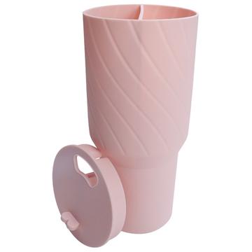 2-osastoinen silikonivuoraus Stanley Tumbler 40oz - BPA-vapaa - Pinkki