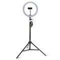 4smarts LoomiPod XL & Mini Selfie Tripodi-Jalusta LED Rengasvalolla - 2800-7200 K