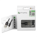 4smarts RapidCord Lightning Kaapeli - iPhone, iPad, iPod - 1m - Musta