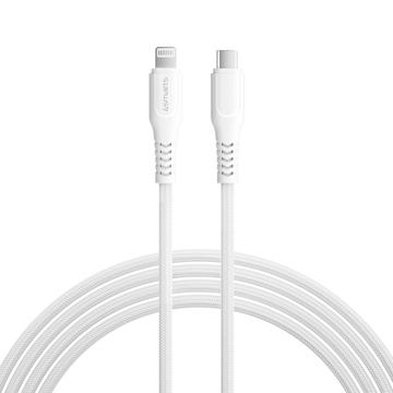 4smarts RapidCord PD USB-C / Lightning-kaapeli - 1.5m - Valkoinen