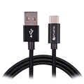 4smarts RapidCord USB C-Tyyppi Kaapeli - 2m - Musta