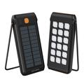 4smarts TitanPack Flex Solar Power Bank 10000mAh ja SOS-toiminto, jalusta, taskulamppu - musta