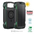 4smarts TitanPack UltiMag Rugged Solar Power Bank 20000mAh - Vihreä / Musta