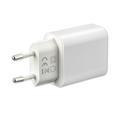 4smarts VoltPlug PD 20W seinälaturi Lightning-kaapelilla - Valkoinen