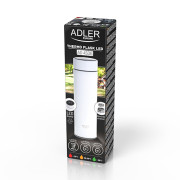 Adler AD 4506w lämpöpullo LED 473ml - valkoinen