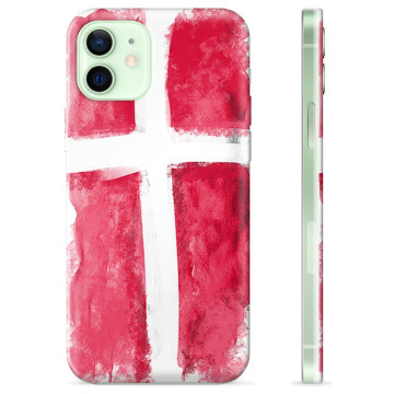 iPhone 12 TPU Suojakuori - Tanskan lippu