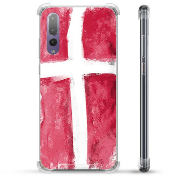 Huawei P20 Pro Hybrid Suojakuori - Tanskan lippu