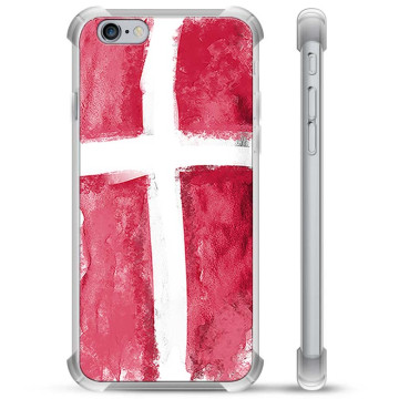 iPhone 6 / 6S Hybrid Suojakuori - Tanskan lippu