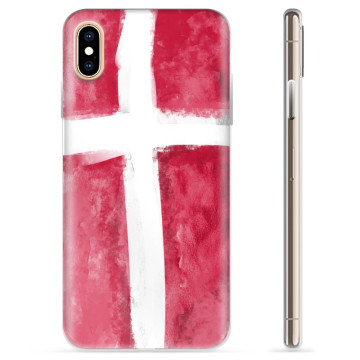 iPhone X / iPhone XS TPU Suojakuori - Tanskan lippu