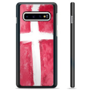 Samsung Galaxy S10 Suojakuori - Tanskan lippu