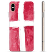 iPhone XS Max TPU Suojakuori - Tanskan lippu