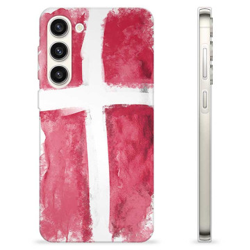 Samsung Galaxy S23+ 5G TPU Suojakuori - Tanskan lippu