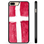 iPhone 7 Plus / iPhone 8 Plus Suojakuori - Tanskan lippu