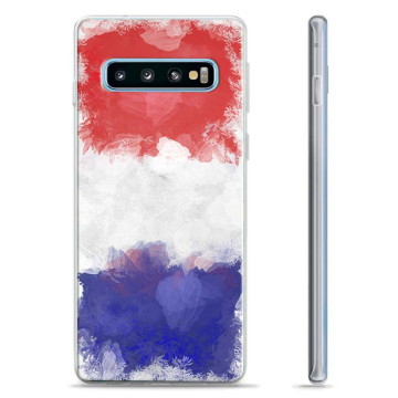 Samsung Galaxy S10+ TPU Suojakuori - Ranskan lippu