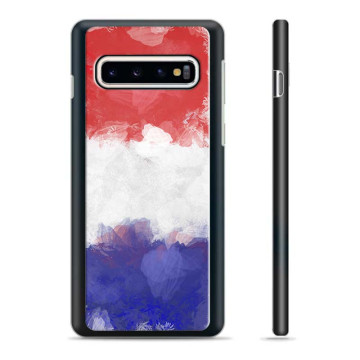 Samsung Galaxy S10+ Suojakuori - Ranskan lippu