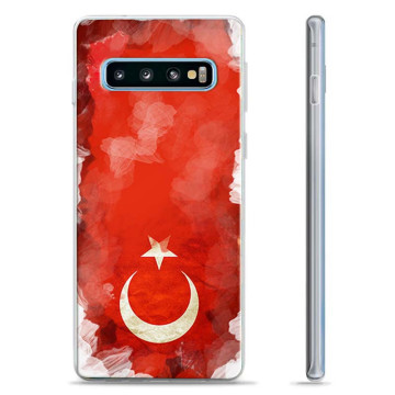 Samsung Galaxy S10+ TPU Suojakuori - Turkin lippu