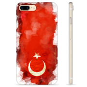 iPhone 7 Plus / iPhone 8 Plus TPU Suojakuori - Turkin lippu