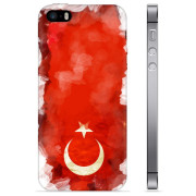 iPhone 5/5S/SE TPU Suojakuori - Turkin lippu