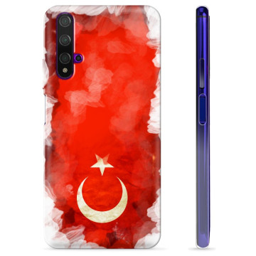 Huawei Nova 5T TPU Suojakuori - Turkin lippu