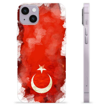 iPhone 14 Plus TPU Suojakuori - Turkin lippu