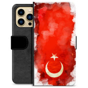 iPhone 13 Pro Max Premium Lompakkokotelo - Turkin lippu