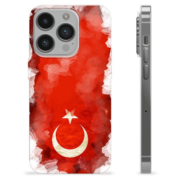 iPhone 14 Pro TPU Suojakuori - Turkin lippu