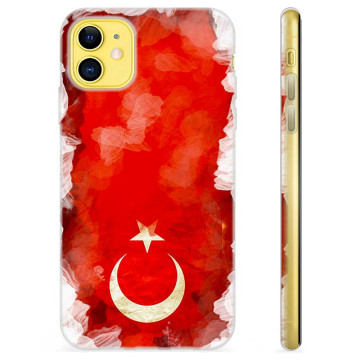 iPhone 11 TPU Suojakuori - Turkin lippu