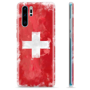 Huawei P30 Pro TPU Suojakuori - Sveitsin lippu