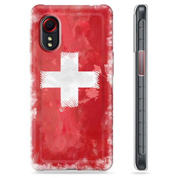 Samsung Galaxy Xcover 5 TPU Suojakuori - Sveitsin lippu