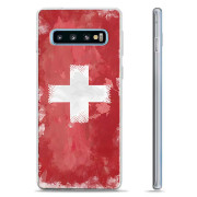 Samsung Galaxy S10+ TPU Suojakuori - Sveitsin lippu