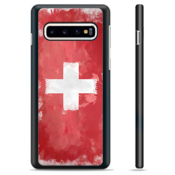 Samsung Galaxy S10 Suojakuori - Sveitsin lippu