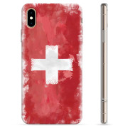 iPhone XS Max TPU Suojakuori - Sveitsin lippu