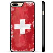 iPhone 7 Plus / iPhone 8 Plus Suojakuori - Sveitsin lippu