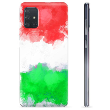 Samsung Galaxy A71 TPU Suojakuori - Italian lippu