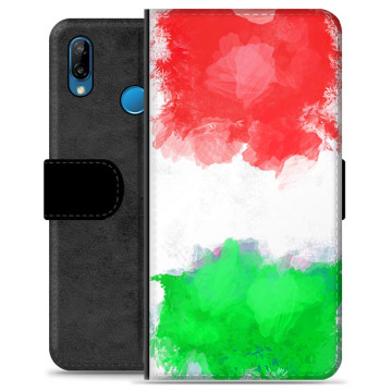 Huawei P30 Lite Premium Lompakkokotelo - Italian lippu