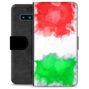 Samsung Galaxy S10 Premium Lompakkokotelo - Italian lippu