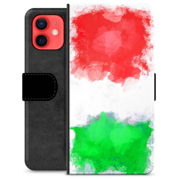 iPhone 12 mini Premium Lompakkokotelo - Italian lippu - Italian lippu