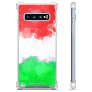 Samsung Galaxy S10 Hybrid Suojakuori - Italian lippu