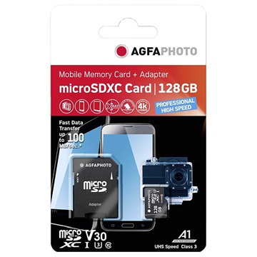 AgfaPhoto Professional High Speed MicroSDXC Muistikortti 10613