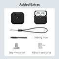 AirPods 4 ESR Orbit HaloLock MagSafe -kotelo - Musta