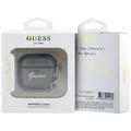 AirPods 4 Guess Metallic Script Charm -kotelo