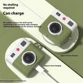 AirPods 4 Retro Camera Design Liquid Silicone Case