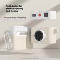 AirPods 4 Retro Camera Design Liquid Silicone Case