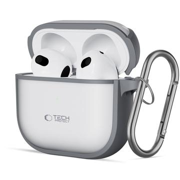 AirPods 4 Tech-Protect Magmat Hybridikotelo - mattaharmaa