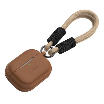 AirPods Pro/AirPods Pro 2 Tech-Protect Silicone Rope -kotelo - Suklaanruskea